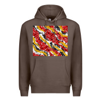 Coffee bandana and cowhide pattern Premium Hoodie - TumblerDesignByShophia