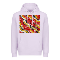 Lilac bandana and cowhide pattern Premium Hoodie - TumblerDesignByShophia