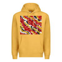 Mustard bandana and cowhide pattern Premium Hoodie - TumblerDesignByShophia