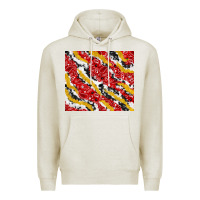 Oatmeal Heather bandana and cowhide pattern Premium Hoodie - TumblerDesignByShophia
