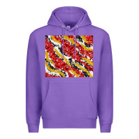 Purple bandana and cowhide pattern Premium Hoodie - TumblerDesignByShophia