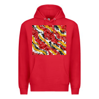 Red bandana and cowhide pattern Premium Hoodie - TumblerDesignByShophia