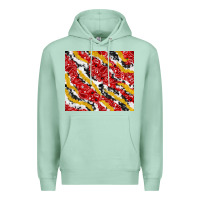Seafoam bandana and cowhide pattern Premium Hoodie - TumblerDesignByShophia