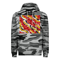 Slate Camo bandana and cowhide pattern Premium Hoodie - TumblerDesignByShophia