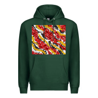 Sports Green bandana and cowhide pattern Premium Hoodie - TumblerDesignByShophia