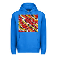 True Royal bandana and cowhide pattern Premium Hoodie - TumblerDesignByShophia