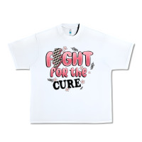 White fight for the cure Urban Heavy Tee - MaliasSmallBusiness