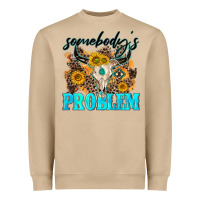 Mushroom somebodys problem Heavyweight Sweatshirt - NancyCooperArtShop