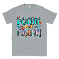 Heather Grey boatin' and floatin' Classic Tee - JahusDesignShop