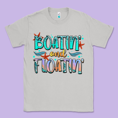 Boatin' And Floatin' Classic Tee Designed By Jahusdesignshop