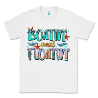 White boatin' and floatin' Classic Tee - JahusDesignShop