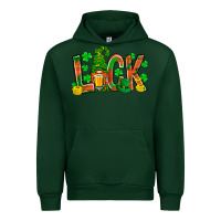 Forest Green luck with gnome and beer bbs Urban Hoodie - BundleAndBundleShop