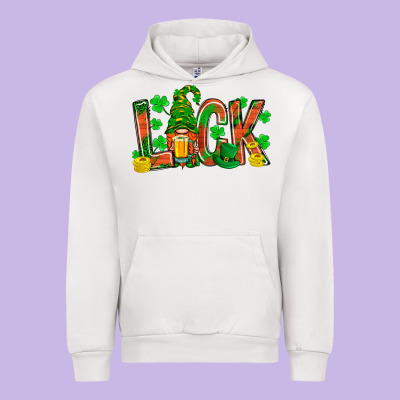 Luck With Gnome And Beer Bbs Urban Hoodie Designed By Bundleandbundleshop