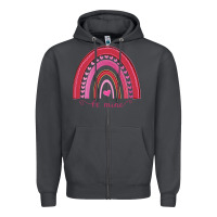 Smoke Valentines Day Rainbow Zipper Hoodie - Bettercallsaul
