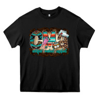 Black cma Heavy Core Tee - RacoonDesign