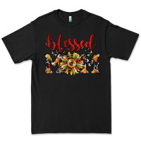 Black Christmas blessed mom Premium Tee - JahusDesignShop