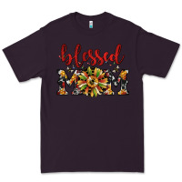 Plum Christmas blessed mom Premium Tee - JahusDesignShop
