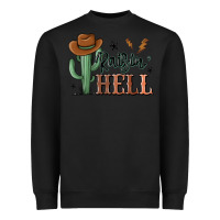 Black raisin hell cowboy cactus Heavyweight Sweatshirt - MaliasSmallBusiness