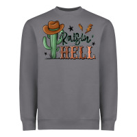 Storm raisin hell cowboy cactus Heavyweight Sweatshirt - MaliasSmallBusiness