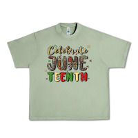 Oil Green celebrate juneteenth Urban Heavy Tee - MaliasSmallBusiness