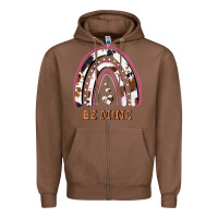 Chestnut Valentines Day Rainbow, Valentines Day Rainbow Cowhide, Zipper Hoodie - Bettercallsaul
