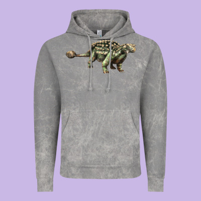 Ankylosaurus T-rex Vintage Hoodie Designed By Lillyallendesigns