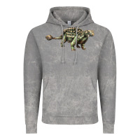 Cloud Rock Ankylosaurus T-Rex Vintage Hoodie - LillyAllenDesigns