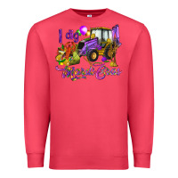 Cardinal I dig Mardi Gras Premium Sweatshirt - HowdyJamesFarm