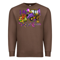 Chestnut I dig Mardi Gras Premium Sweatshirt - HowdyJamesFarm