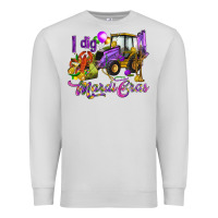 Dove Grey I dig Mardi Gras Premium Sweatshirt - HowdyJamesFarm