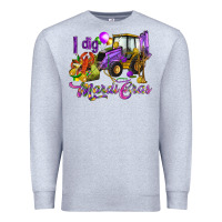 Heather Grey I dig Mardi Gras Premium Sweatshirt - HowdyJamesFarm