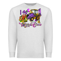 Oatmeal Heather I dig Mardi Gras Premium Sweatshirt - HowdyJamesFarm