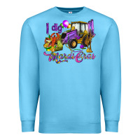 Ocean Blue I dig Mardi Gras Premium Sweatshirt - HowdyJamesFarm