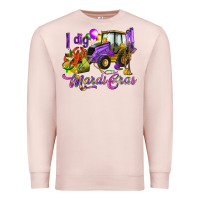 Pale Pink I dig Mardi Gras Premium Sweatshirt - HowdyJamesFarm