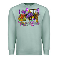 Seafoam I dig Mardi Gras Premium Sweatshirt - HowdyJamesFarm