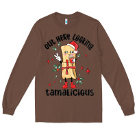 Chestnut out here looking tamalicious christmas tamale Long Sleeve Tee - MaliasSmallBusiness