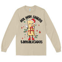 Mushroom out here looking tamalicious christmas tamale Long Sleeve Tee - MaliasSmallBusiness