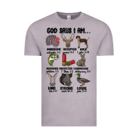 Vintage Zinc god says i am hunting Vintage Tee - MaliasSmallBusiness