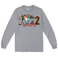 Heather Grey 2022 senior bull skull Long Sleeve Tee - JahusDesignShop