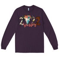 Plum 2022 senior bull skull Long Sleeve Tee - JahusDesignShop