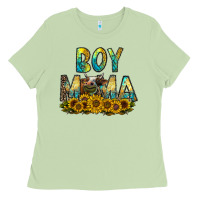 Matcha boy mama Ladies Tee - CowhideDigitalArt