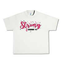 Pistachio strong joshua 1 9 Urban Heavy Tee - MaliasSmallBusiness