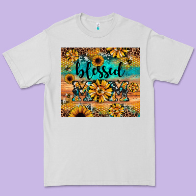 Blessed Mom Premium Tee Designed By Jahusdesignshop