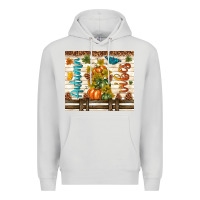 Dove Grey autumn vibes Premium Hoodie - TumblerDesignByShophia