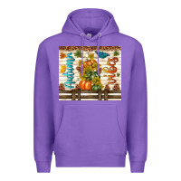 Purple autumn vibes Premium Hoodie - TumblerDesignByShophia