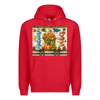 Red autumn vibes Premium Hoodie - TumblerDesignByShophia
