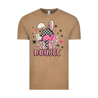 Vintage Coffee boujee checkered easter bunny egg trending Vintage Tee - MaliasSmallBusiness