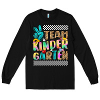 Black team kindergarten Long Sleeve Tee - NancyCooperArtShop