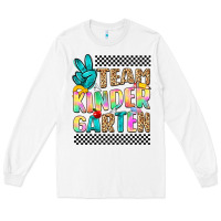 White team kindergarten Long Sleeve Tee - NancyCooperArtShop