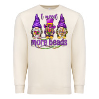 Sandshell I need more beads with gnomies Premium Sweatshirt - HowdyJamesFarm
